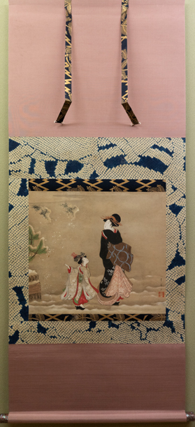 江戸時代 浮世絵 歌川豊国 浮世絵 二枚綴 源氏 美人 花魁 大判 江戸時代 浮世絵 歌川豊国 浮世絵 二枚綴 源氏 美人 花魁 大判